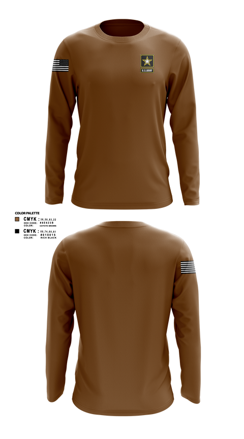 Long Sleeve Performance Shirt, Rangers, Army, Teamtime, Team time, sublimation, custom sports apparel, team uniforms, spirit wear, spiritwear, sports uniforms, custom shirts, team store, custom team store, fundraiser sports, apparel fundraiser