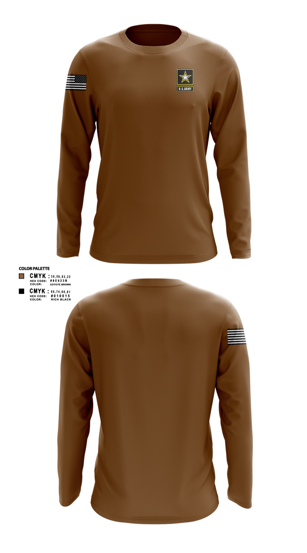 Long Sleeve Performance Shirt, Rangers, Army, Teamtime, Team time, sublimation, custom sports apparel, team uniforms, spirit wear, spiritwear, sports uniforms, custom shirts, team store, custom team store, fundraiser sports, apparel fundraiser