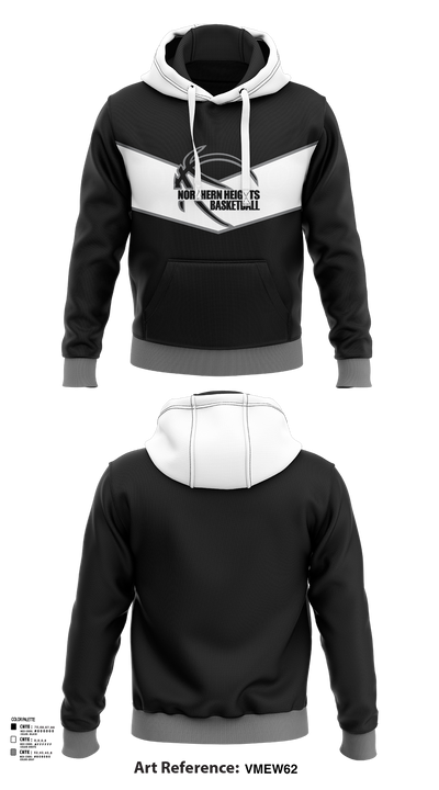 Northern Heights High School Basketball 65462779 Hoodie - 102