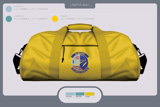Duffle Bag, 23 STS, Air Force, Teamtime, Team time, sublimation, custom sports apparel, team uniforms, spirit wear, spiritwear, sports uniforms, custom shirts, team store, custom team store, fundraiser sports, apparel fundraiser