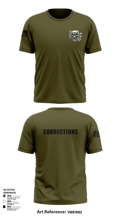 Corrections 76968575 Short Sleeve Performance Shirt - 148
