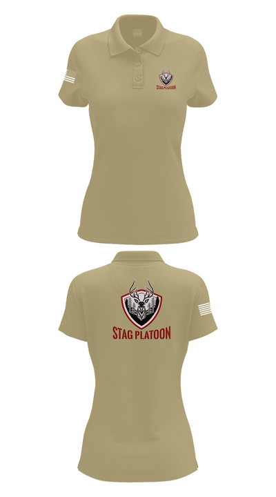 Eagle troop 2/2 62182830 Women's Short Sleeve Performance Polo  - 95