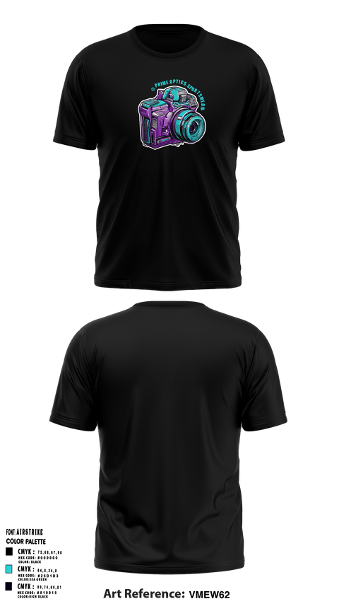 Old School Cotton Feel Shirt, Prime Optics Sports Media, , Teamtime, Team time, sublimation, custom sports apparel, team uniforms, spirit wear, spiritwear, sports uniforms, custom shirts, team store, custom team store, fundraiser sports, apparel fundraiser