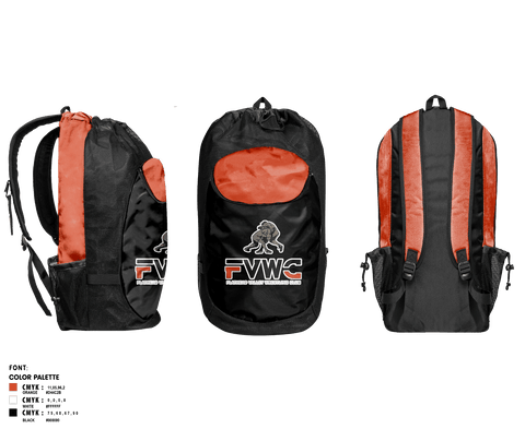 Gear Bag, Flathead Valley Wrestling Club, Wrestling, Teamtime, Team time, sublimation, custom sports apparel, team uniforms, spirit wear, spiritwear, sports uniforms, custom shirts, team store, custom team store, fundraiser sports, apparel fundraiser