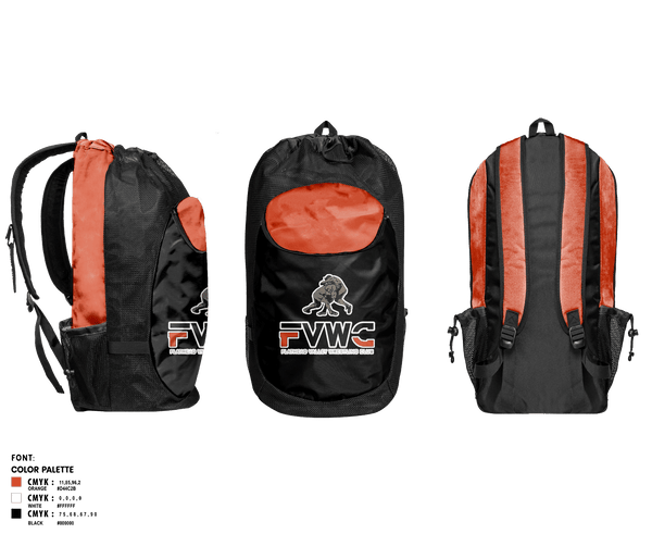 Gear Bag, Flathead Valley Wrestling Club, Wrestling, Teamtime, Team time, sublimation, custom sports apparel, team uniforms, spirit wear, spiritwear, sports uniforms, custom shirts, team store, custom team store, fundraiser sports, apparel fundraiser