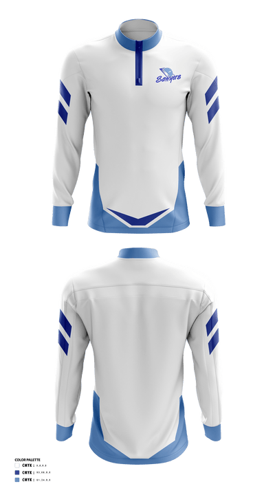 Saugerties High School Golf 90540515 Quarter Zip Jacket - 40