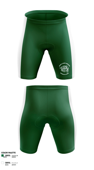 Wayland Union Middle School Wrestling 74603819 Men's Compression Shorts - 1