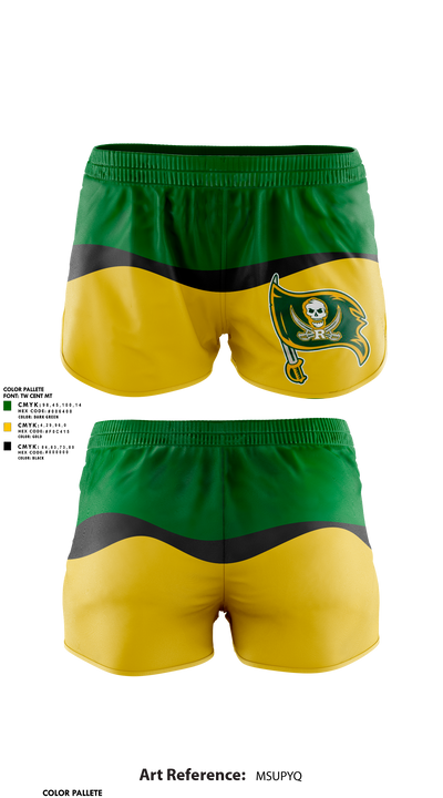 Burney Raiders 23798887 Women's Shorts - 1