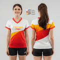 FRIENDS on FIRE 48916743 Women's Short Sleeve V-neck Shirt - 3