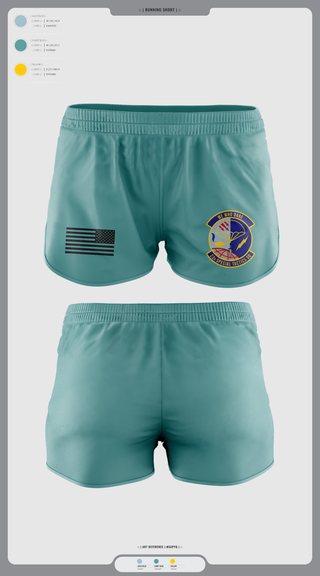 Womens Shorts, 23 STS, Air Force, Teamtime, Team time, sublimation, custom sports apparel, team uniforms, spirit wear, spiritwear, sports uniforms, custom shirts, team store, custom team store, fundraiser sports, apparel fundraiser