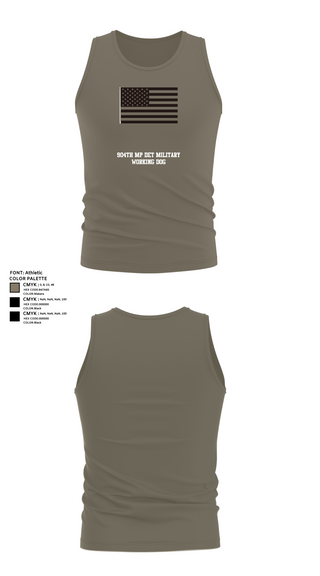 Tank Top, 904th MP Det Military Working Dog, Army, Teamtime, Team time, sublimation, custom sports apparel, team uniforms, spirit wear, spiritwear, sports uniforms, custom shirts, team store, custom team store, fundraiser sports, apparel fundraiser