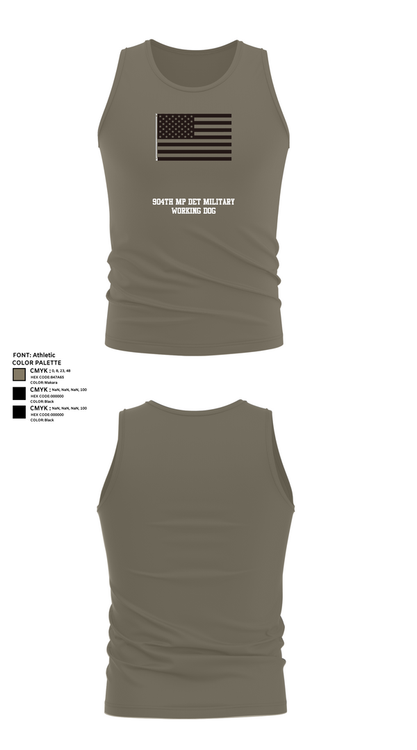 Tank Top, 904th MP Det Military Working Dog, Army, Teamtime, Team time, sublimation, custom sports apparel, team uniforms, spirit wear, spiritwear, sports uniforms, custom shirts, team store, custom team store, fundraiser sports, apparel fundraiser