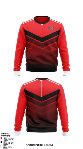 Crew Neck Sweatshirt, Chatham High School Wrestling, Wrestling, Teamtime, Team time, sublimation, custom sports apparel, team uniforms, spirit wear, spiritwear, sports uniforms, custom shirts, team store, custom team store, fundraiser sports, apparel fundraiser