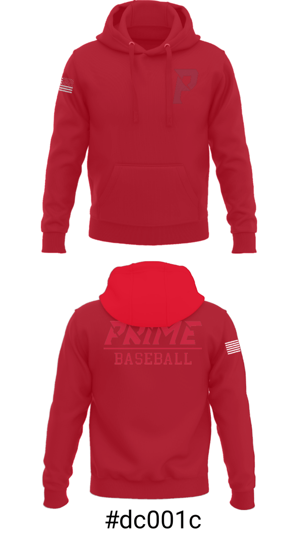 Hoodie, Prime Baseball, Baseball, Teamtime, Team time, sublimation, custom sports apparel, team uniforms, spirit wear, spiritwear, sports uniforms, custom shirts, team store, custom team store, fundraiser sports, apparel fundraiser