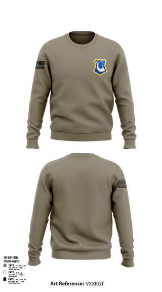 Crew Neck Sweatshirt, C-Co. 1-181st, National Guard, Teamtime, Team time, sublimation, custom sports apparel, team uniforms, spirit wear, spiritwear, sports uniforms, custom shirts, team store, custom team store, fundraiser sports, apparel fundraiser