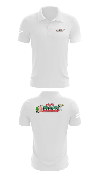 Casa Romero mexican grill 26412554 Short Sleeve Performance Polo - 9
