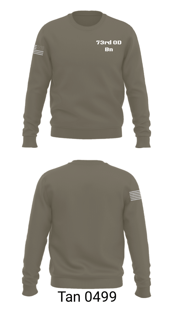 Crew Neck Sweatshirt, 73rd OD Bn, Army, Teamtime, Team time, sublimation, custom sports apparel, team uniforms, spirit wear, spiritwear, sports uniforms, custom shirts, team store, custom team store, fundraiser sports, apparel fundraiser
