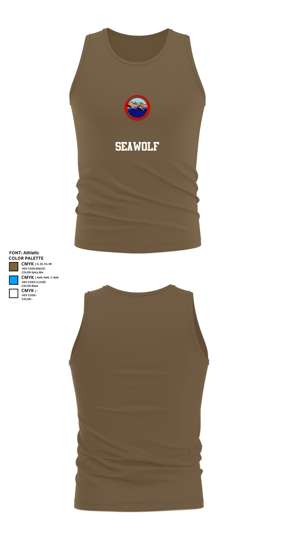 Tank Top, SEAWOLF, , Teamtime, Team time, sublimation, custom sports apparel, team uniforms, spirit wear, spiritwear, sports uniforms, custom shirts, team store, custom team store, fundraiser sports, apparel fundraiser