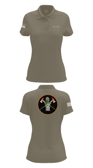Womens Short Sleeve Performance Polo, 91 Bravo, Fire Department, Teamtime, Team time, sublimation, custom sports apparel, team uniforms, spirit wear, spiritwear, sports uniforms, custom shirts, team store, custom team store, fundraiser sports, apparel fundraiser