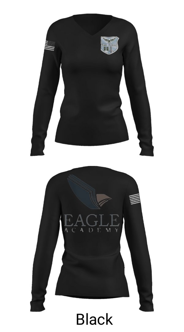 Women's Long Sleeve Vneck Shirt, Eagle b team, Men's Basketball, Teamtime, Team time, sublimation, custom sports apparel, team uniforms, spirit wear, spiritwear, sports uniforms, custom shirts, team store, custom team store, fundraiser sports, apparel fundraiser