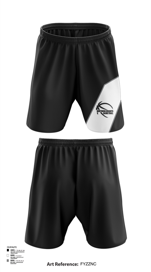 Athletic Shorts With Pockets, Northern Heights High School Basketball, Men's Basketball, Teamtime, Team time, sublimation, custom sports apparel, team uniforms, spirit wear, spiritwear, sports uniforms, custom shirts, team store, custom team store, fundraiser sports, apparel fundraiser