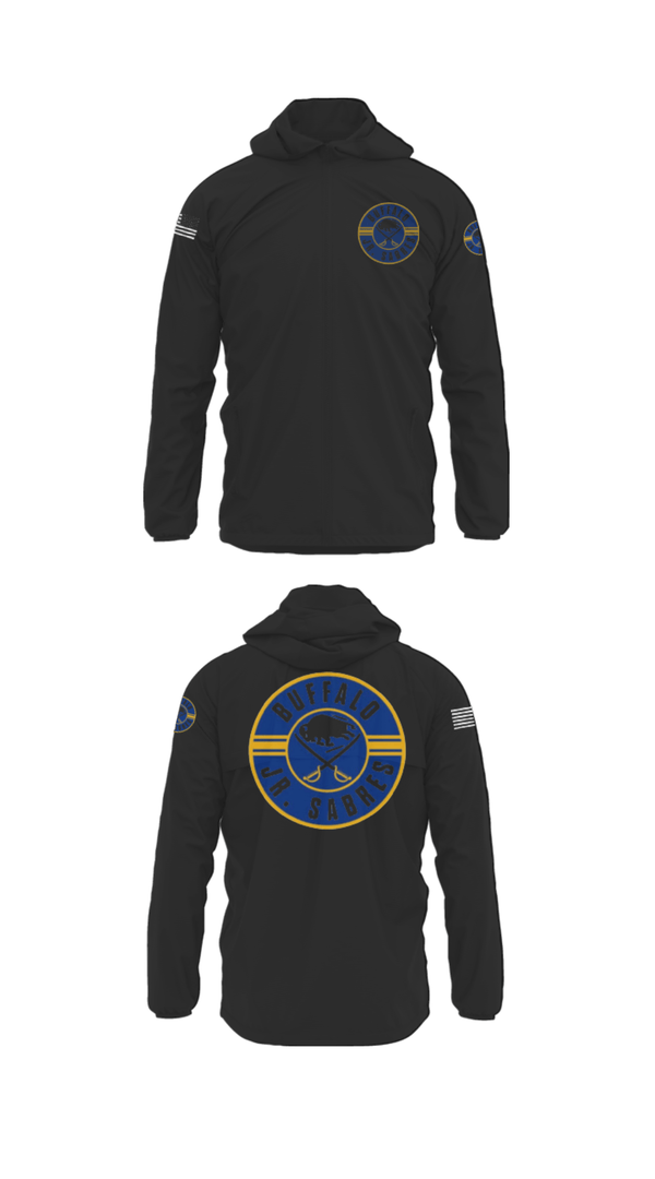 Windbreaker, Buffalo jr sabres, Ice Hockey, Teamtime, Team time, sublimation, custom sports apparel, team uniforms, spirit wear, spiritwear, sports uniforms, custom shirts, team store, custom team store, fundraiser sports, apparel fundraiser
