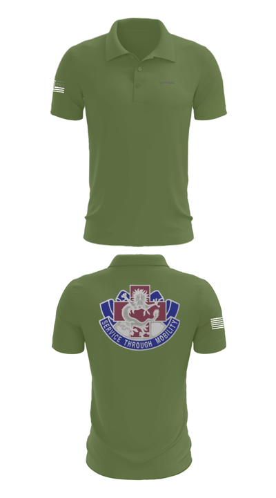 131st SAD 30923747 Short Sleeve Performance Polo - 47