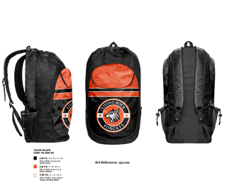 Gear Bag, Bobcats, Men's Basketball, Teamtime, Team time, sublimation, custom sports apparel, team uniforms, spirit wear, spiritwear, sports uniforms, custom shirts, team store, custom team store, fundraiser sports, apparel fundraiser