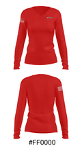 Tinley Park Bulldogs Baseball & Softball 63732103 Women's Long Sleeve V-neck Shirt - 29