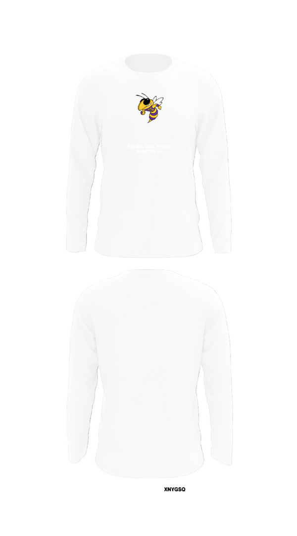 Long Sleeve Performance Shirt, Sabinal High School Basketball, Men's Basketball, Teamtime, Team time, sublimation, custom sports apparel, team uniforms, spirit wear, spiritwear, sports uniforms, custom shirts, team store, custom team store, fundraiser sports, apparel fundraiser