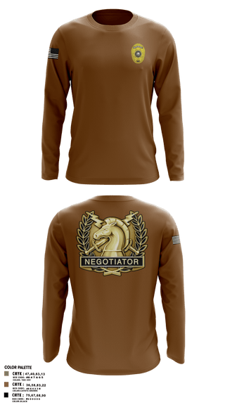 Long Sleeve Performance Shirt, Charlie SquadCharlie SquadCNT (Crisis Negotiation Team), Police, Teamtime, Team time, sublimation, custom sports apparel, team uniforms, spirit wear, spiritwear, sports uniforms, custom shirts, team store, custom team store, fundraiser sports, apparel fundraiser