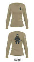 3d lsb 39792160 Women's Long Sleeve V-neck Shirt - 97