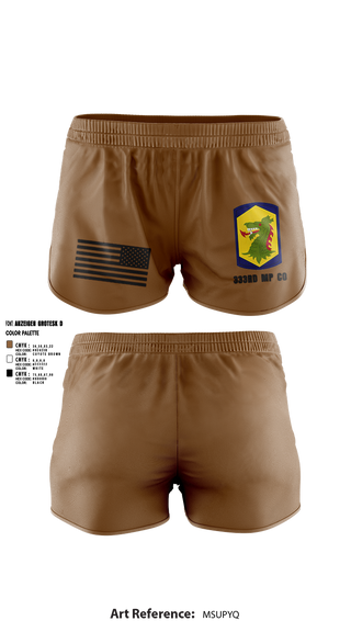 Ranger Panties, 333rd MP Co, , Teamtime, Team time, sublimation, custom sports apparel, team uniforms, spirit wear, spiritwear, sports uniforms, custom shirts, team store, custom team store, fundraiser sports, apparel fundraiser