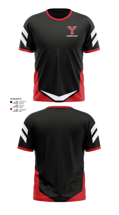 Yukon High School Golf 59897349 Short Sleeve Performance Shirt - 41