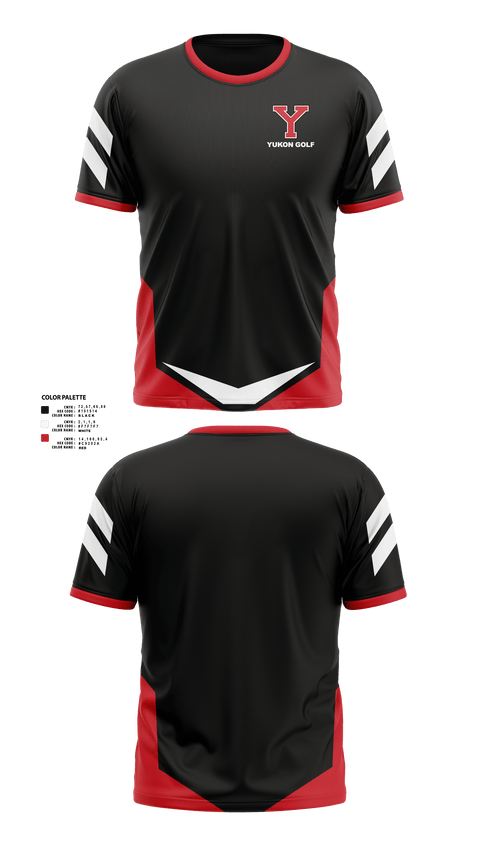 Short Sleeve Performance Shirt, Yukon High School Golf, Golf, Teamtime, Team time, sublimation, custom sports apparel, team uniforms, spirit wear, spiritwear, sports uniforms, custom shirts, team store, custom team store, fundraiser sports, apparel fundraiser