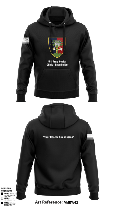 U.S. Army Health Clinic - Baumholder 42265508 Hoodie - 141