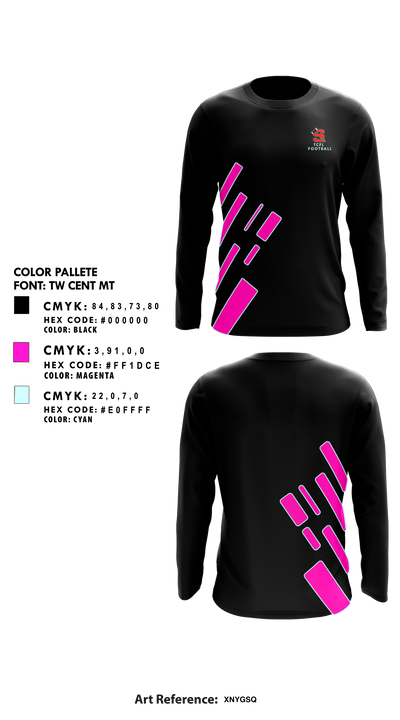 tcyfl football 80207102 Long Sleeve Performance Shirt 1