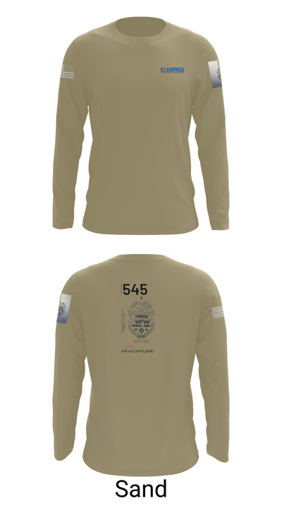 TN VFW 47814062 Long Sleeve Performance Shirt 86