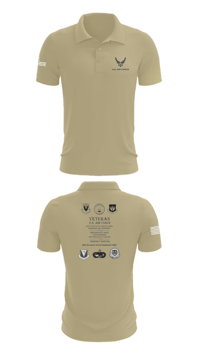 Ramstein AGE 81077227 Short Sleeve Performance Polo - 87