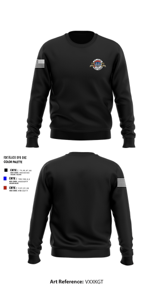 Crew Neck Sweatshirt, Delta Troop 3-17 CAV, , Teamtime, Team time, sublimation, custom sports apparel, team uniforms, spirit wear, spiritwear, sports uniforms, custom shirts, team store, custom team store, fundraiser sports, apparel fundraiser