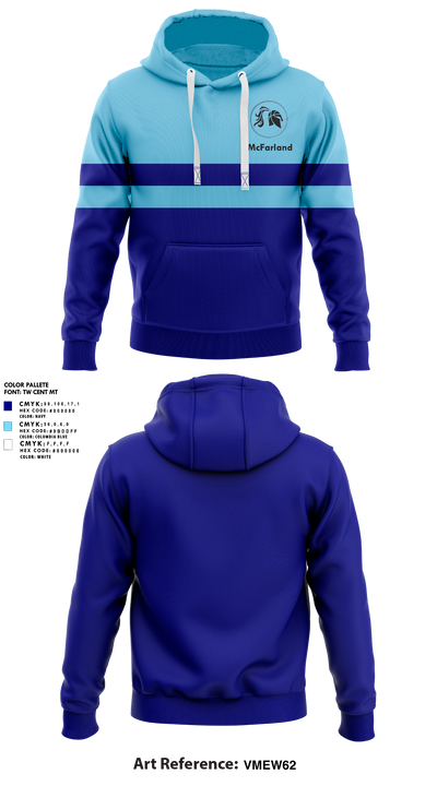 McFarland Girls Basketball 42511970 Hoodie - 1