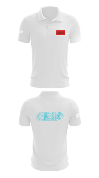 Short Sleeve Performance Polo, MENTALLY FRAGILE DESIGNZ, , Teamtime, Team time, sublimation, custom sports apparel, team uniforms, spirit wear, spiritwear, sports uniforms, custom shirts, team store, custom team store, fundraiser sports, apparel fundraiser