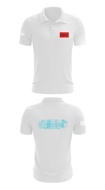 MENTALLY FRAGILE DESIGNZ 82373219 Short Sleeve Performance Polo - 9