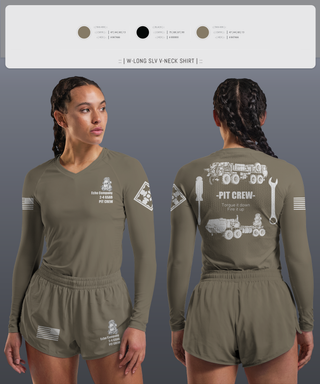 Womens Long Sleeve Vneck Shirt, Mx Plt E. Co 2-4 GSAB, Army, Teamtime, Team time, sublimation, custom sports apparel, team uniforms, spirit wear, spiritwear, sports uniforms, custom shirts, team store, custom team store, fundraiser sports, apparel fundraiser