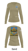 HHD, 415th Military Intelligence Battalion 84302898 Women's Long Sleeve V-neck Shirt -1 92