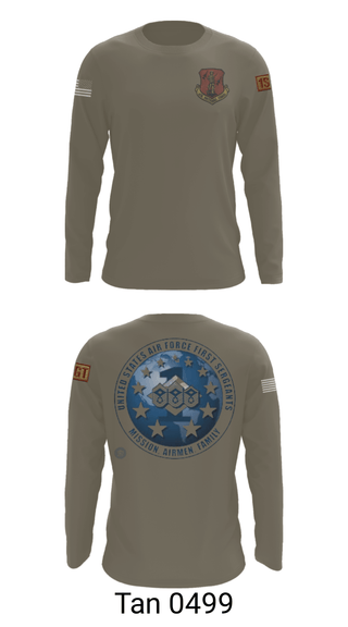 Long Sleeve Performance Shirt, 186 Air Refueling Wing, Air Force, Teamtime, Team time, sublimation, custom sports apparel, team uniforms, spirit wear, spiritwear, sports uniforms, custom shirts, team store, custom team store, fundraiser sports, apparel fundraiser