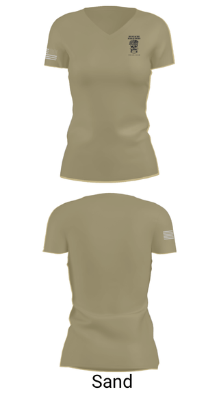 Women's Short Sleeve Vneck Shirt, 1st Plt, A Co, 2-325 AIR, Army, Teamtime, Team time, sublimation, custom sports apparel, team uniforms, spirit wear, spiritwear, sports uniforms, custom shirts, team store, custom team store, fundraiser sports, apparel fundraiser
