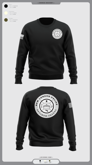 Crew Neck Sweatshirt, NLPD, Police, Teamtime, Team time, sublimation, custom sports apparel, team uniforms, spirit wear, spiritwear, sports uniforms, custom shirts, team store, custom team store, fundraiser sports, apparel fundraiser