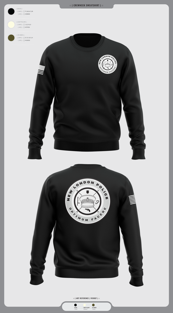 Crew Neck Sweatshirt, NLPD, Police, Teamtime, Team time, sublimation, custom sports apparel, team uniforms, spirit wear, spiritwear, sports uniforms, custom shirts, team store, custom team store, fundraiser sports, apparel fundraiser