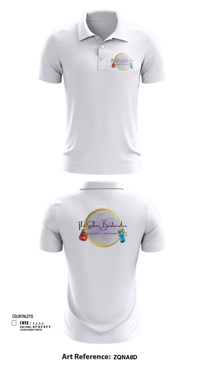 The Sober Bartender 25073901 Short Sleeve Performance Polo - 103
